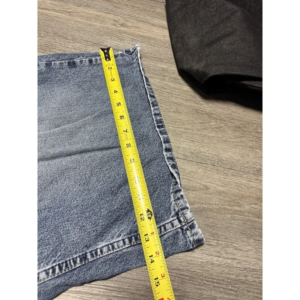 Vintage Nautica Jean Shorts Men's 40‎ Mid Wash Denim Carpenter  baggy 90s Skater